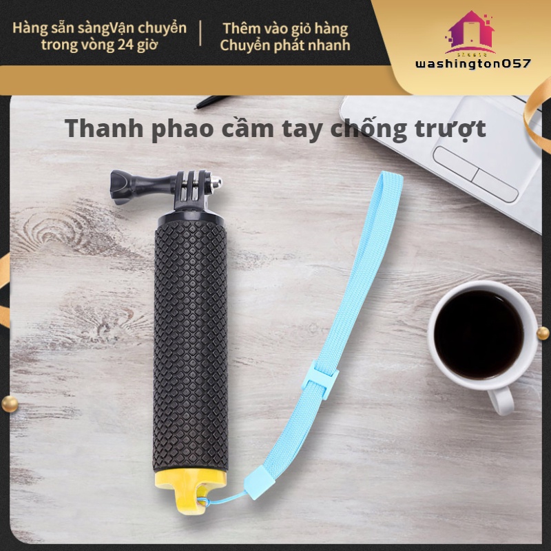 Hàng Hot Chân đế chống trượt Floaty Hand Grip Monopod cho Gopro SJCAM Xiaomi Yi Hàng giao ngayWashington057