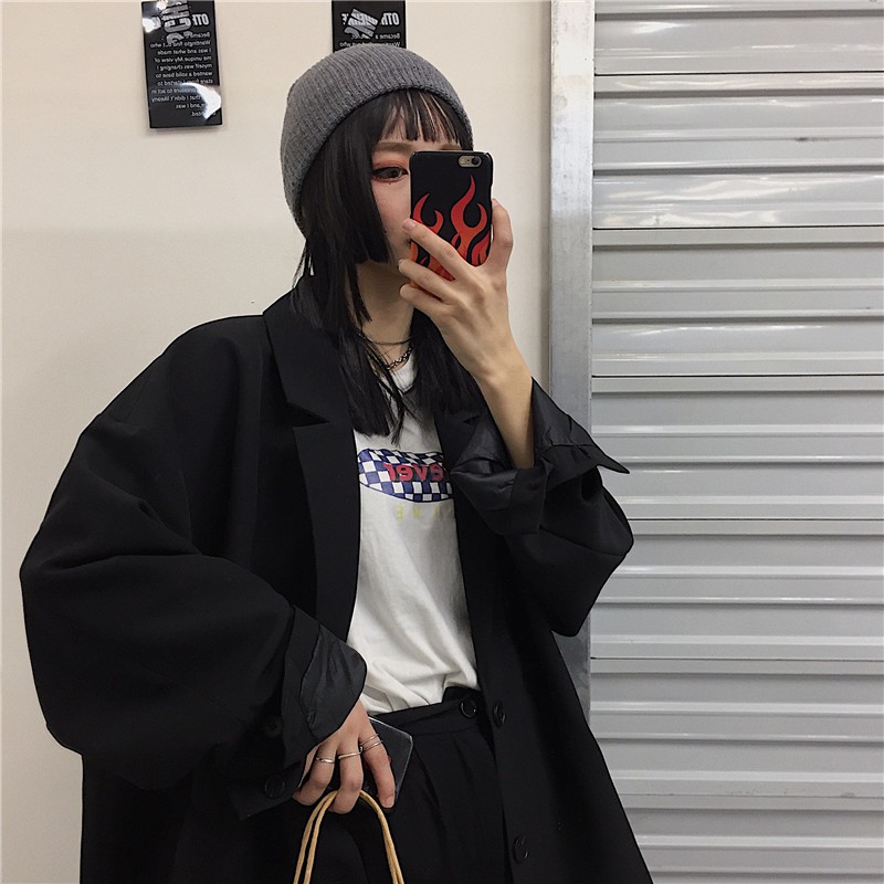 Áo blazer ulzzang form rộng | BigBuy360 - bigbuy360.vn