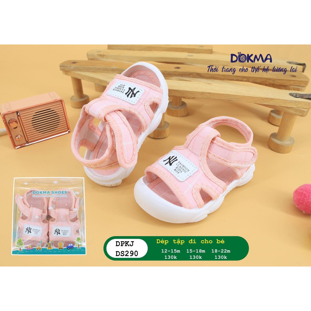 (12.5-13.5cm) Dép tập đi mềm, nhẹ nâng niu bàn chân bé - DOKMA