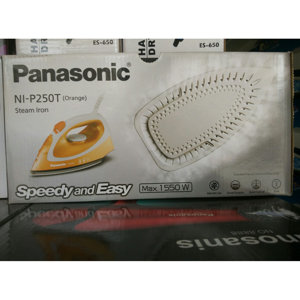 Bàn là hơi nước Panasonic NI-P250T 1550W (Cam)