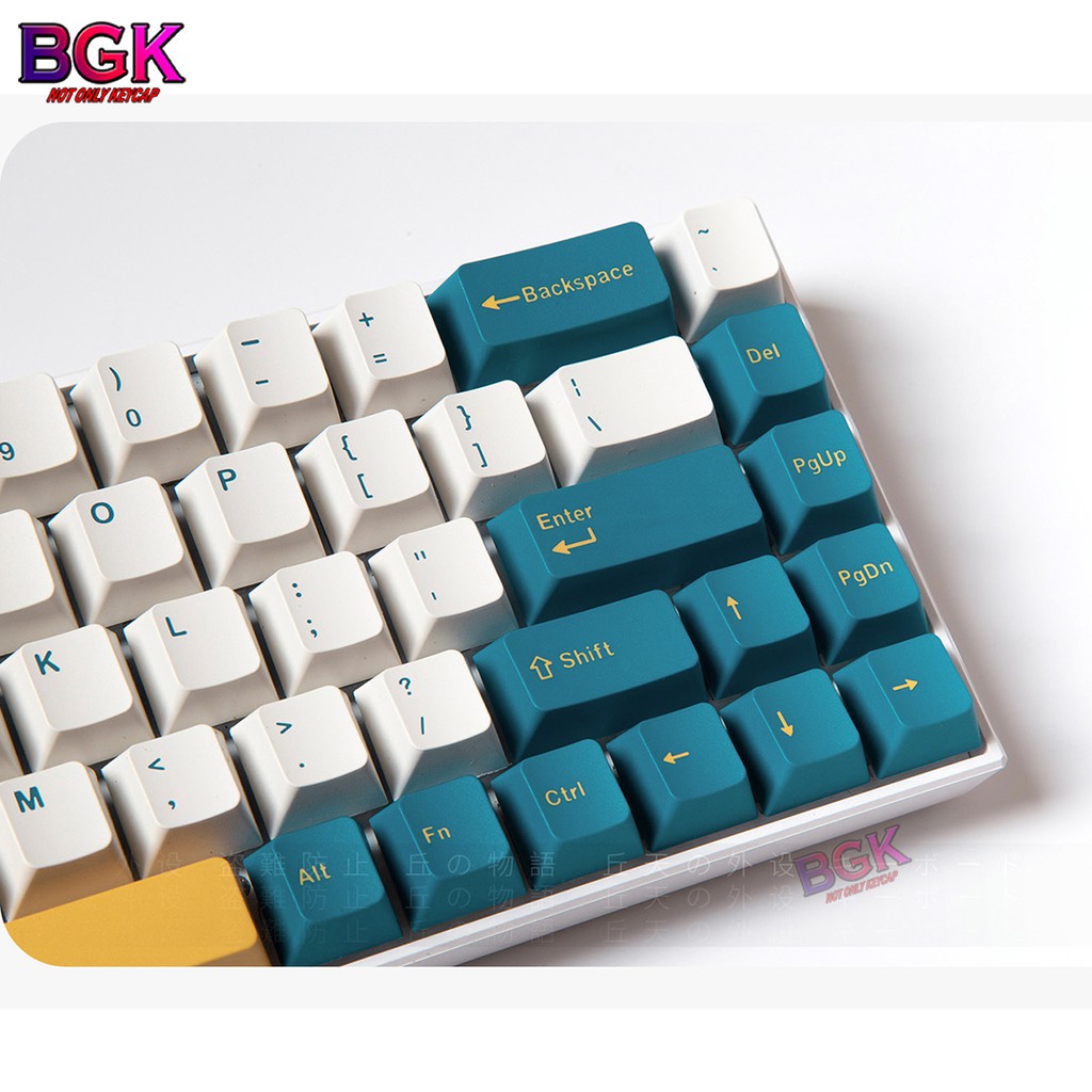 Bộ Keycap CGMK Merlin PBT Double Shot OEM Profile 129 Nút cân được hầu hết các layout dị