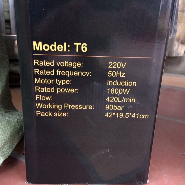 Máy rửa xe gia đình T6 -1800W