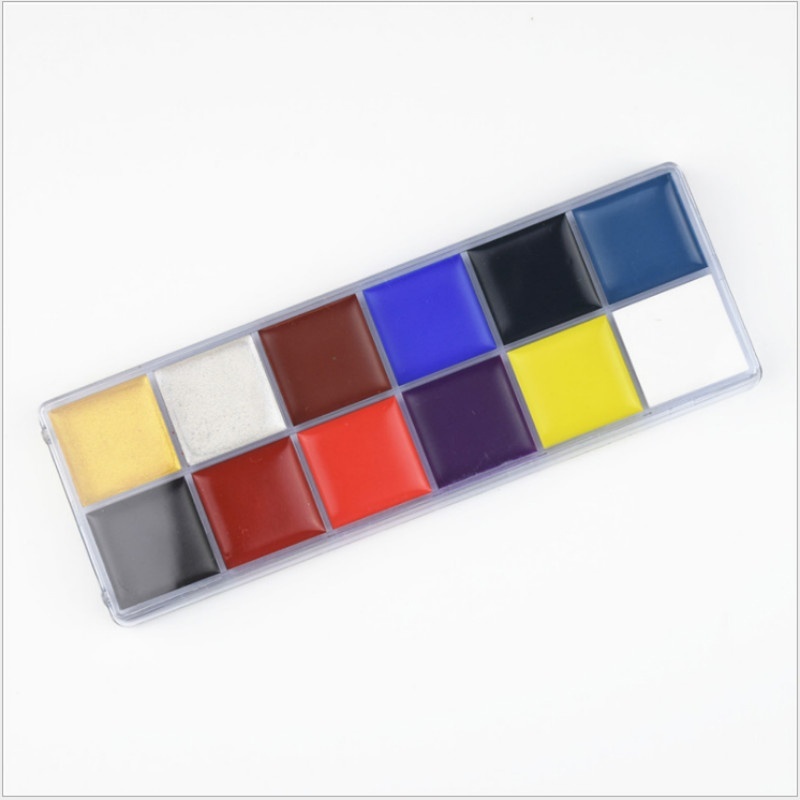 (hàng Mới Về) Màu Vẽ Cơ Thể Hóa Trang Halloween Độc Đáo