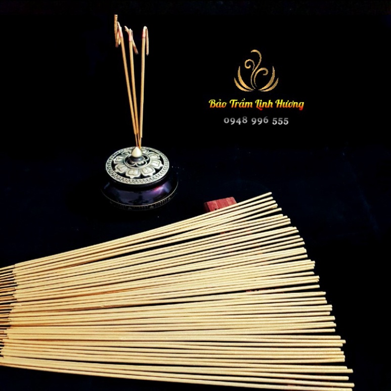 [ Combo 10 túi ] Hương Nhang Thần Tài Hương Sạch Ít Khói Cuộn Tàn Tài Lộc
