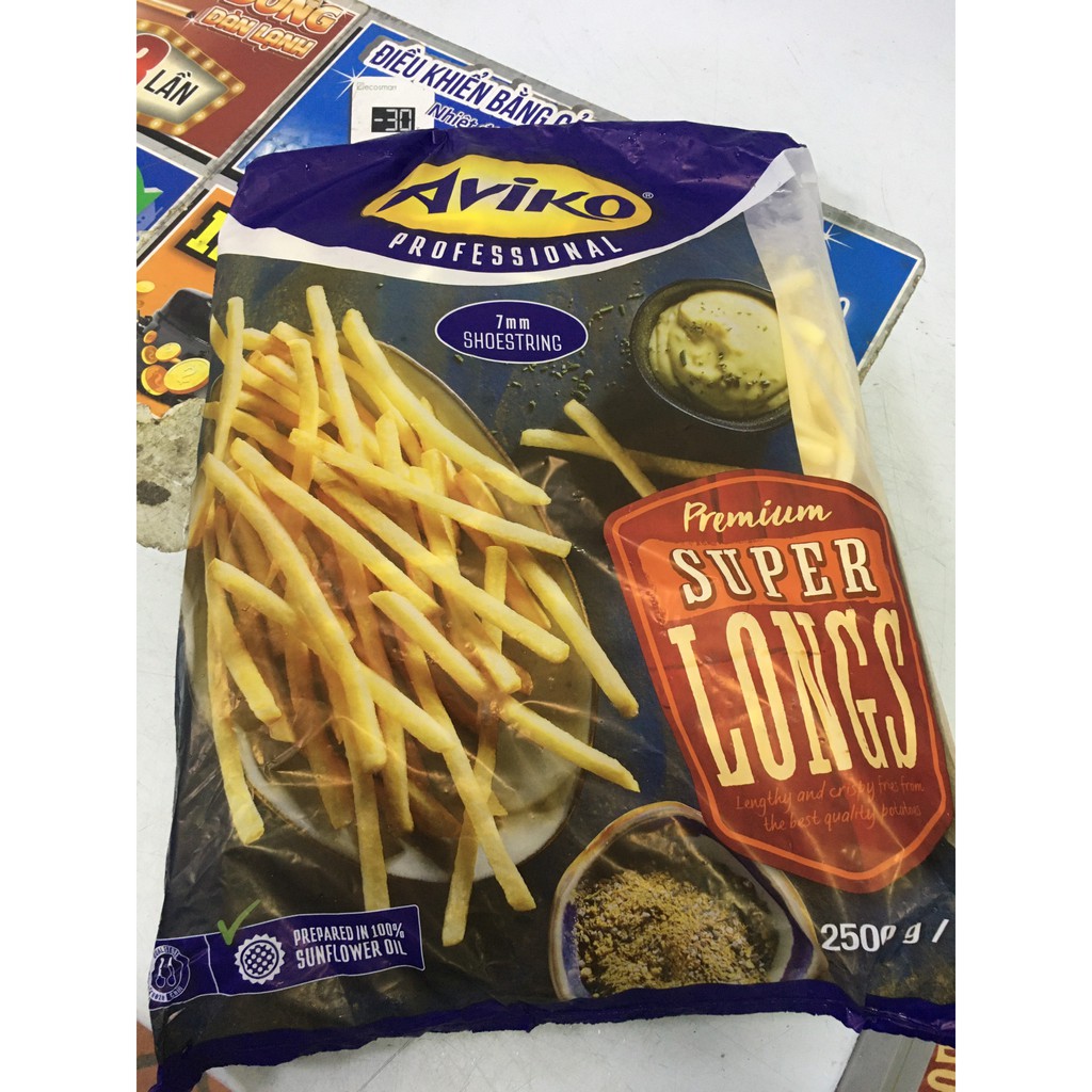 Khoai tây cắt sợi Supperlong hiệu AVIKO loại 7mm – túi 2,5kg (giao nội thành Hà Nội)