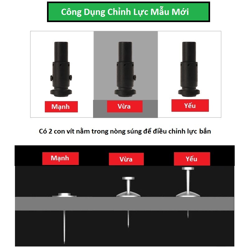 Súng bắn đinh bê tông S4 mẫu mới nhất.chính hãng cty s-fano.bảo hành 100%/12 tháng.