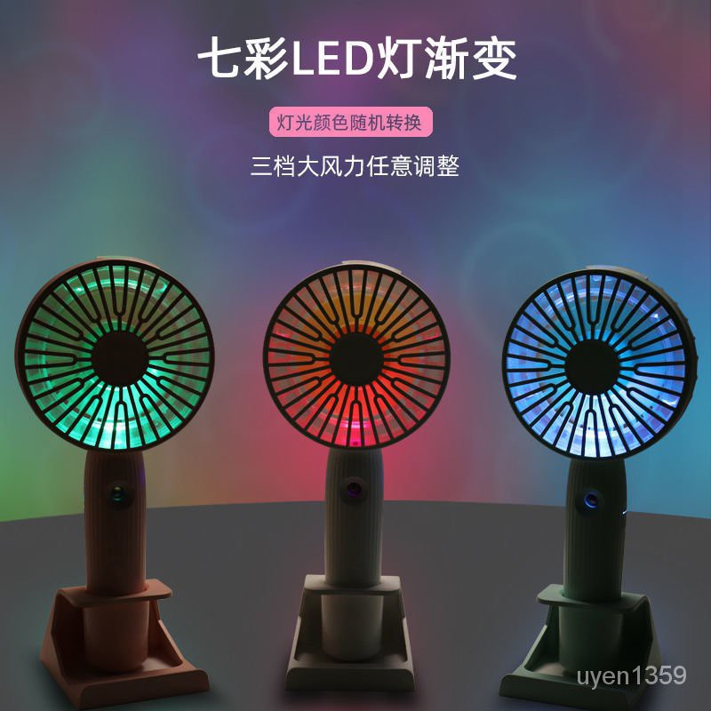 usbCầm Tay Quạt Mini Cho Sinh Viên Có Thể Sạc Lại Im Lặng Mang Di Động Cho Máy Tính Để Bàn Ký Túc Xá Phun Fan Hâm Mộ | BigBuy360 - bigbuy360.vn