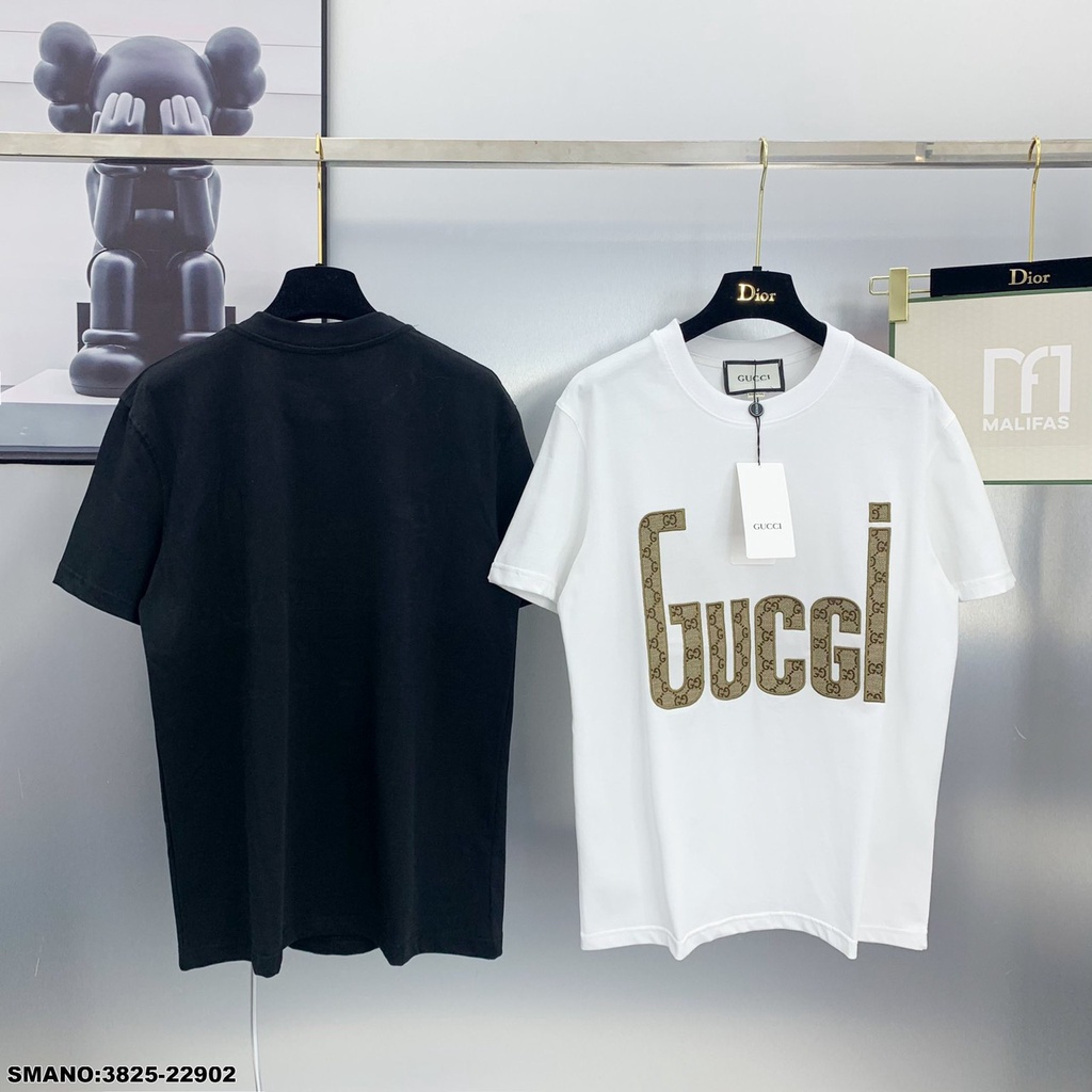 Áo phông nam Gucci chữ thêu siêu hot_Áo phông nam Gc SPF cao cấp