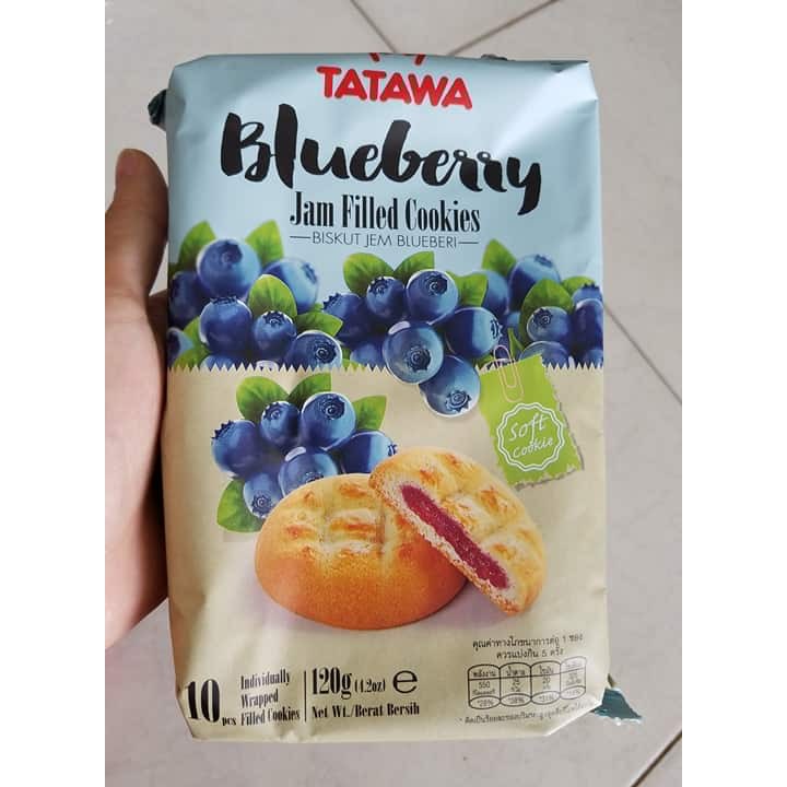 Bánh quy nhân mứt việt quất Tatawa gói 120g