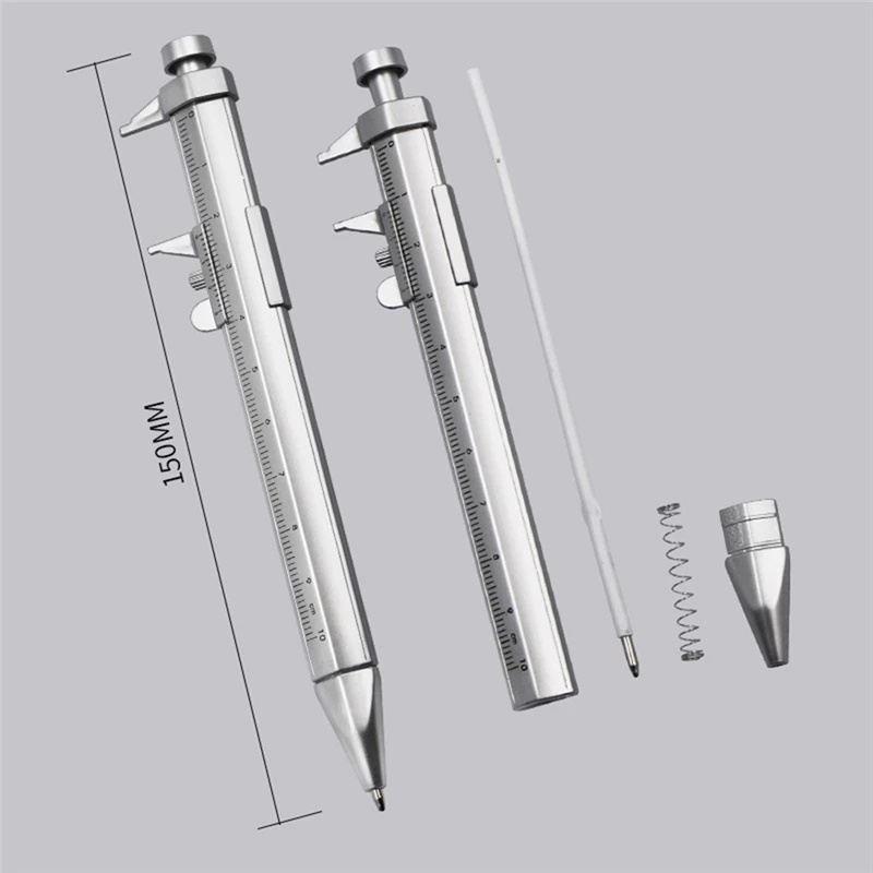 Bút bi đa năng 0.5mm có thước đo dễ dàng mang đi