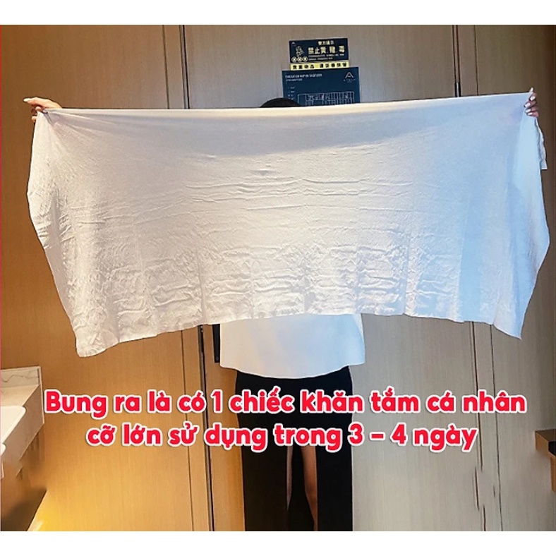 Khăn tắm nén du lịch bằng cotton  70*140 cm