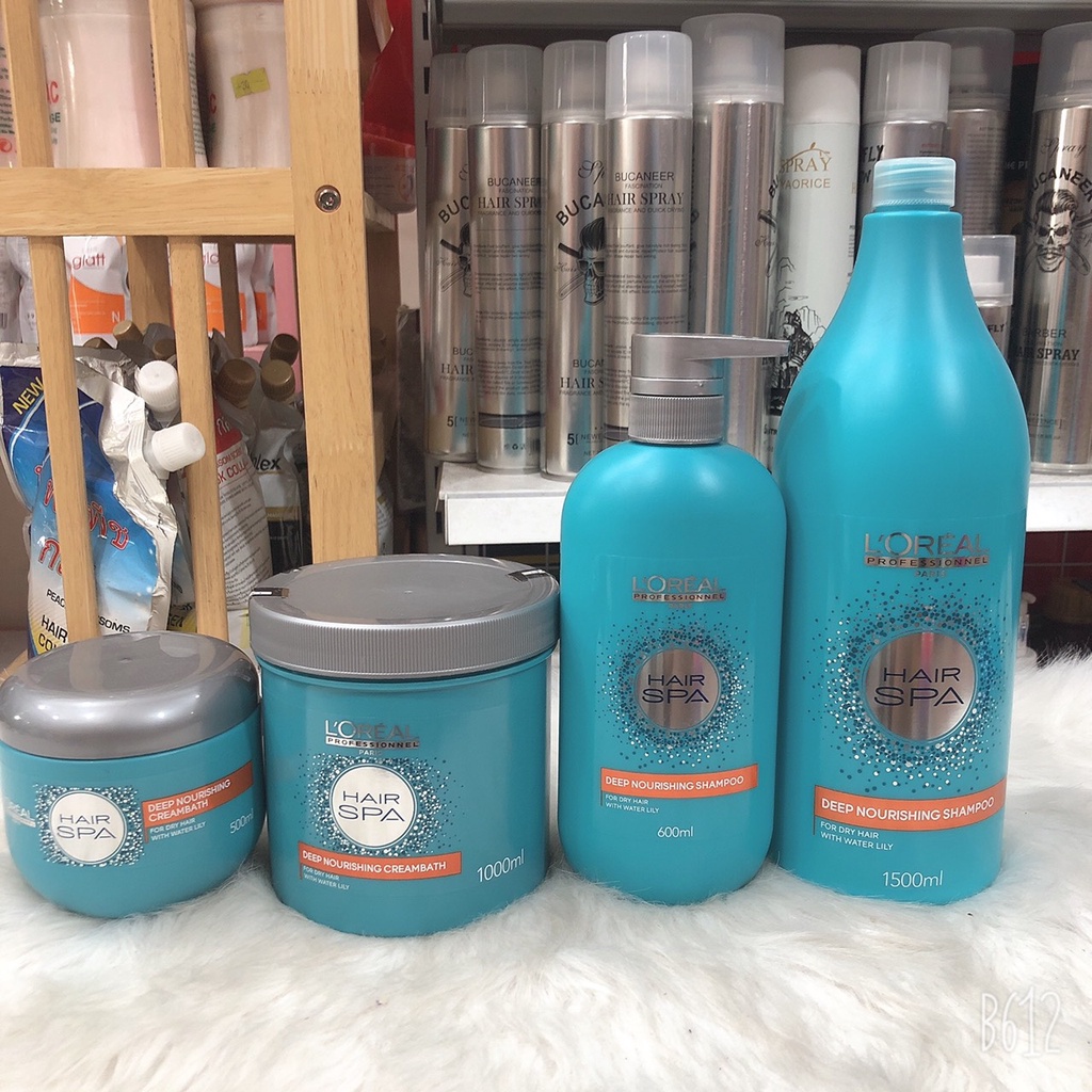 Bộ gội hấp suôn mượt dành cho mọi loại tóc LOREAL HAIR SPA