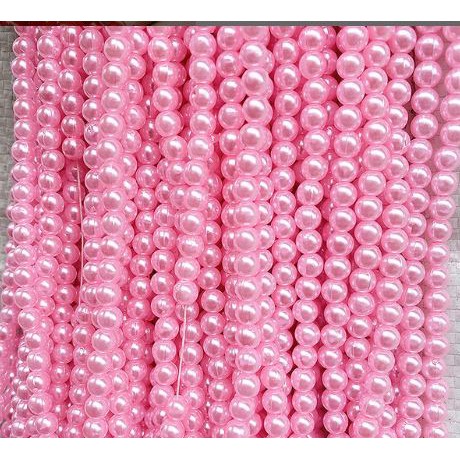 25gram hạt bẹt ngọc trai nhựa nhiều màu 6-8-10mm có lỗ