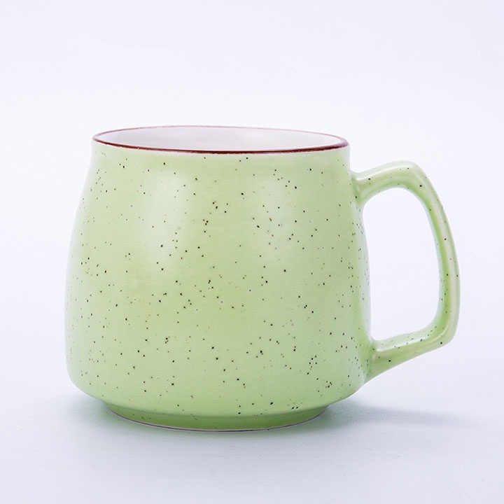 Cốc sứ ly uống nước trà cafe 400ml ly sứ decor uống cà phê văn phòng cao cấp đẹp dễ thương có quai cầm làm quà tặng