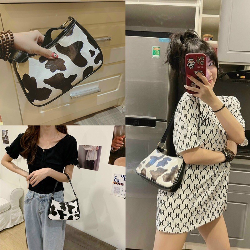 TÚI KẸP NÁCH BÒ SỮA HOT TREND
