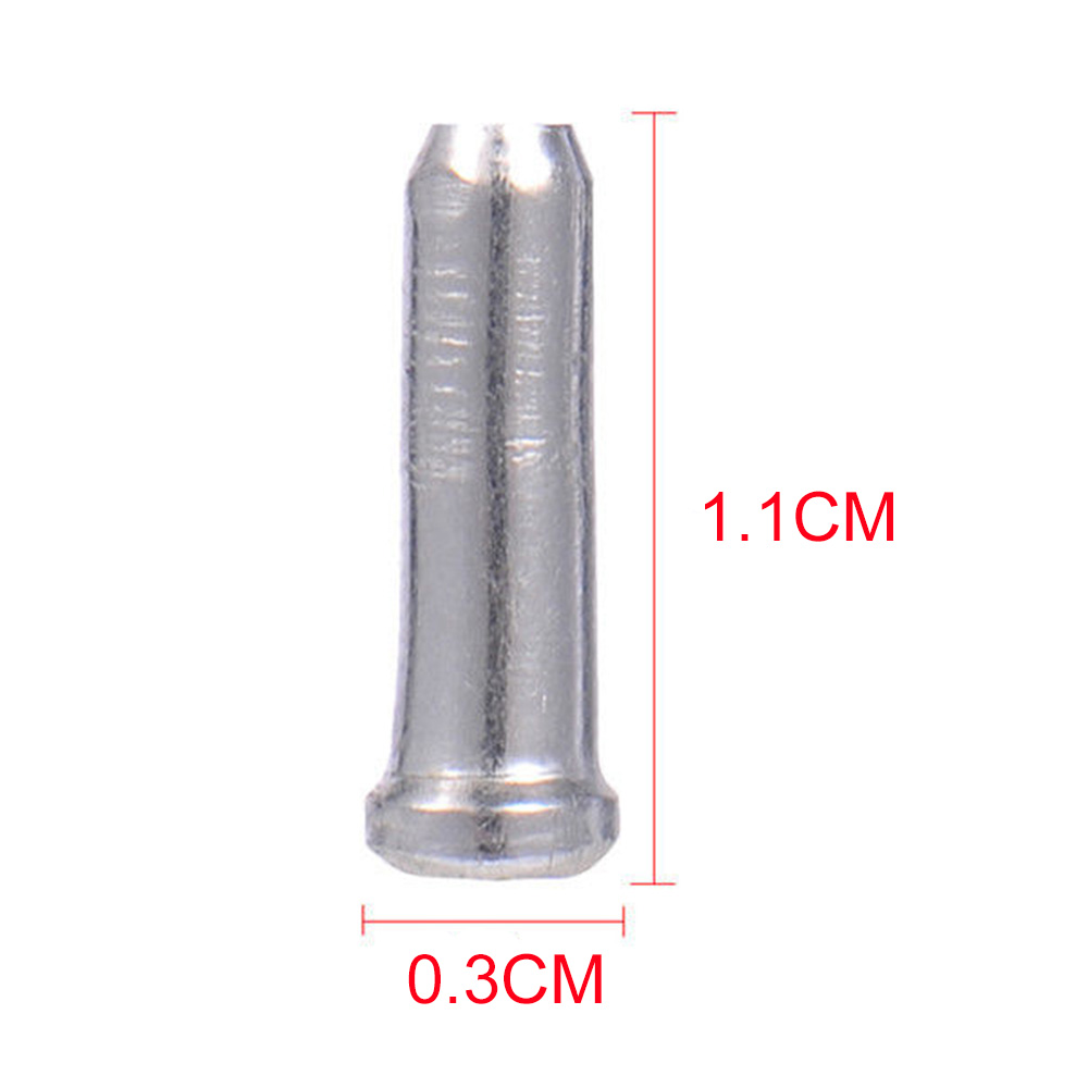 Bộ 20 / 50 đầu bọc dây phanh xe đạp bằng hợp kim nhôm chất lượng cao