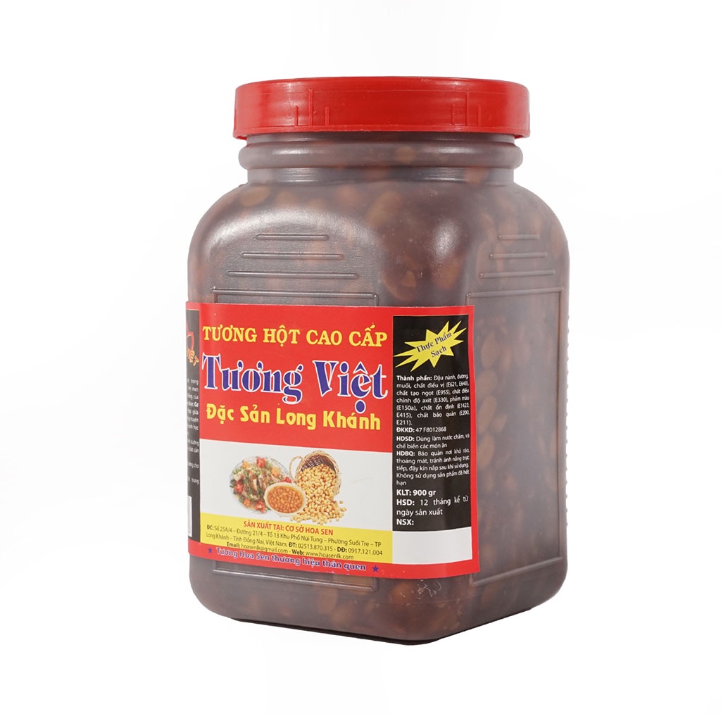 Tương Hột Lố 1kg-nguyên liệu organic - Tương Việt Hoa Sen