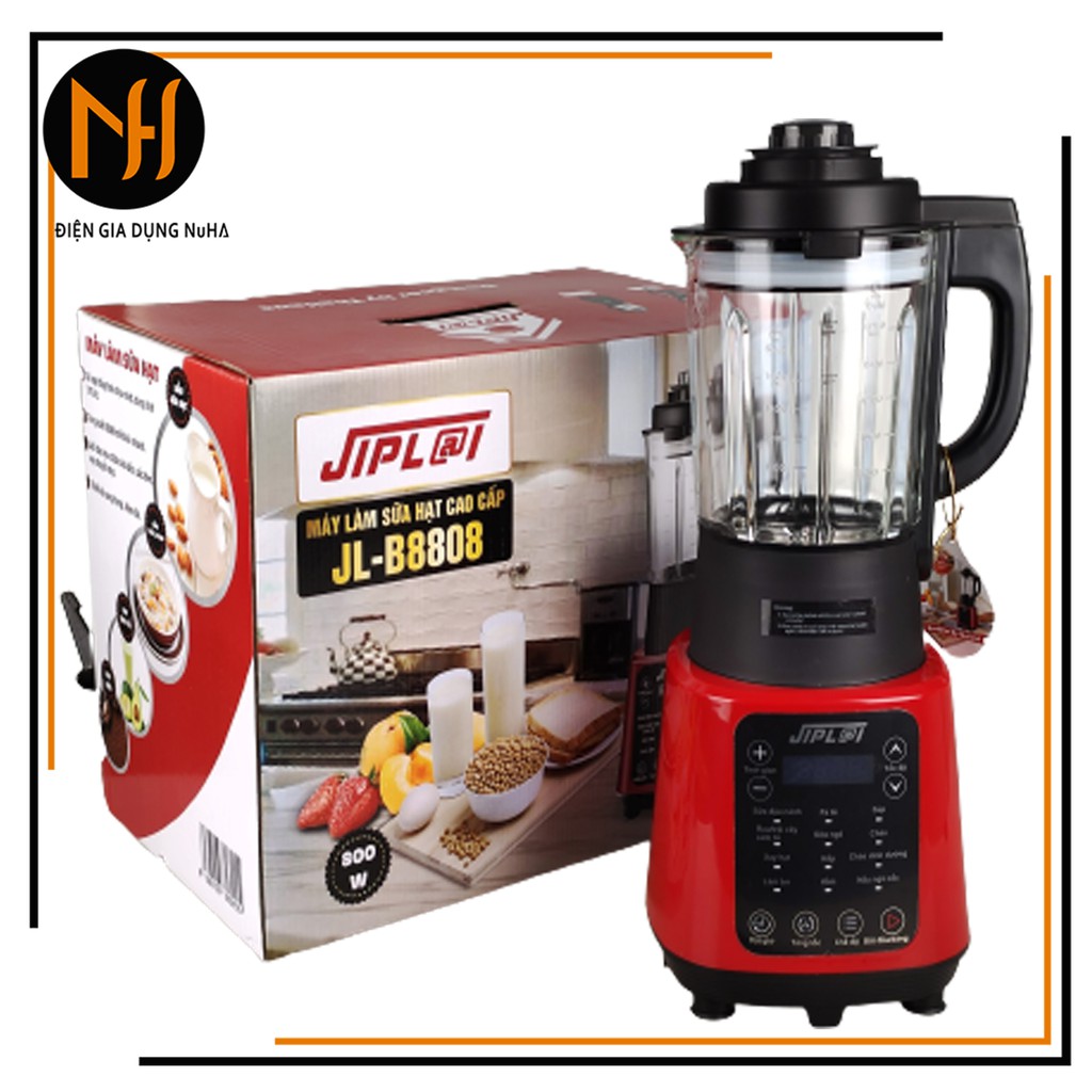 MÁY XAY NẤU SỮA HẠT JIPLAI JL-B8808, nấu cháo, nấu soups, xay sinh tố... bảo hành 12 tháng