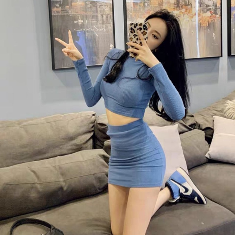 Đầm Ngắn Phong Cách Hàn Quốc Ngọt Ngào Mùa Thu Mới Cho Nữ