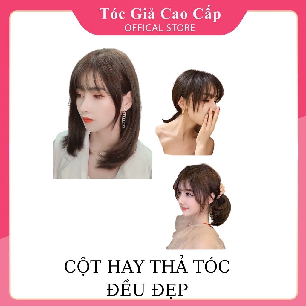 Tóc mái giả thưa lơi mẫu mới, phong cách hàn quốc, sợi tóc tơ đẹp mềm mượt
