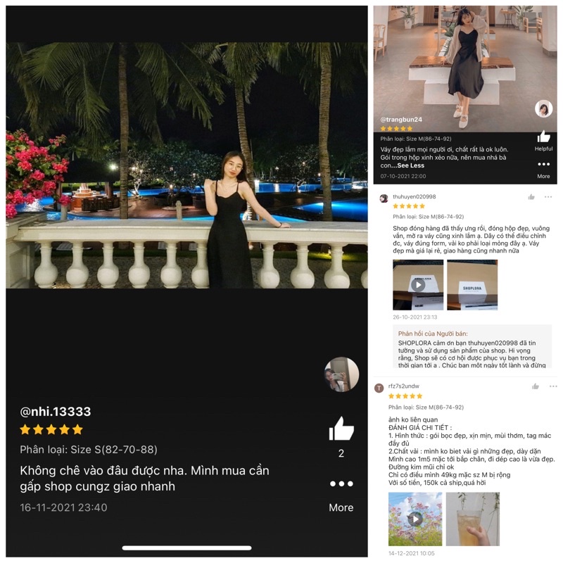 Váy 2 dây dáng xòe màu đen phù hợp cho đi dự tiệc chất vải tuyết mưa cao cấp - SHOPLORA