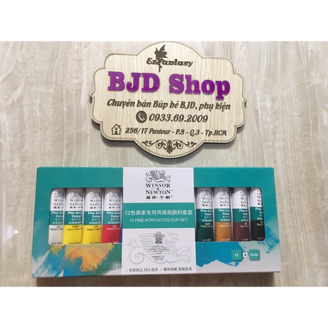 Màu vẽ gốc nước - dụng cụ faceup búp bê bjd