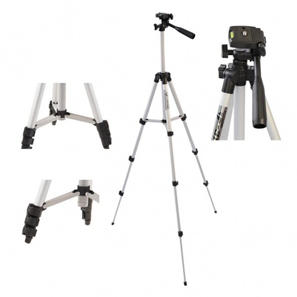 ⚡Giá Gốc⚡ Giá Đỡ 3 Chân Đế Chụp Hình Tripod 330A Kèm Giá Đớ Điện Thoại Dài 1.45m Cao cấp