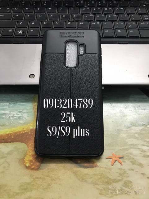 Ốp lưng auto focus Samsung S9 plus giả da cao cấp