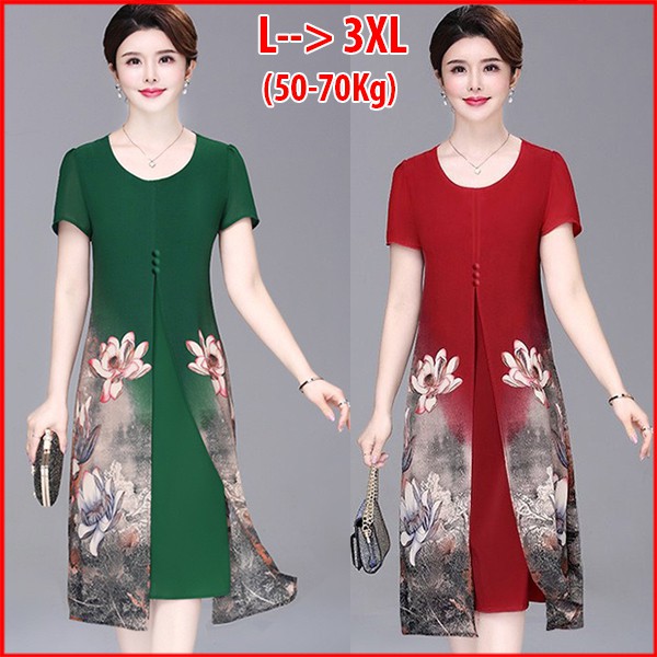 BIGSIZE– ĐẦM SUÔNG DỰ TIỆC TRUNG NIÊN, KIỂU ĐẦM SUÔNG BIGSIZE, ĐẦM BIGSIZE TRUNG NIÊN U50 U60 3270 3288 3296 3300 3301