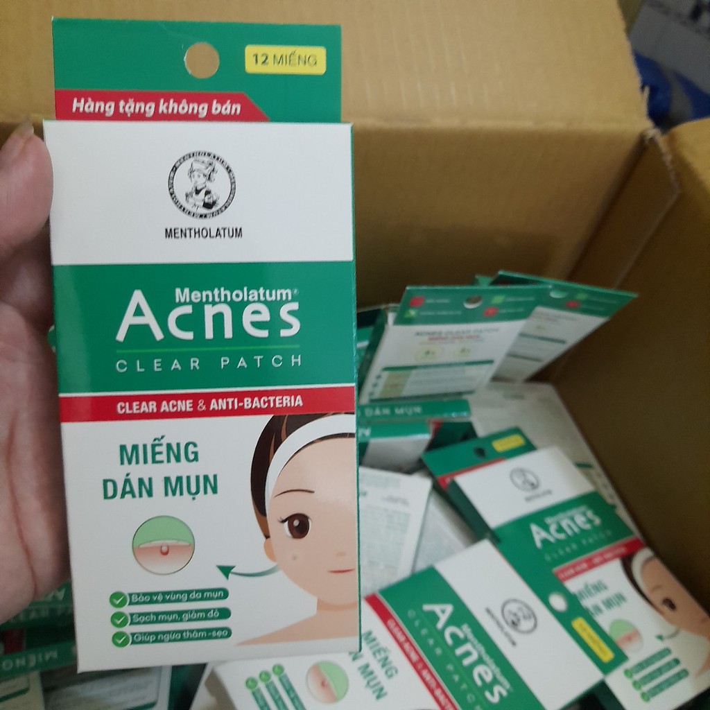 (12 miếng - hàng khuyến mãi) Miếng Dán Mụn Acnes Clear Patch | BigBuy360 - bigbuy360.vn