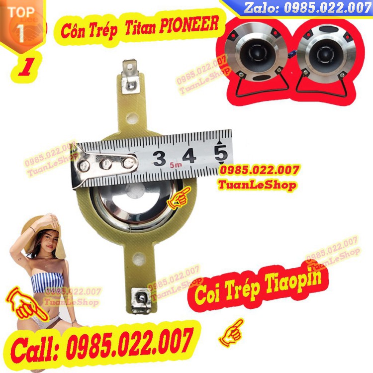 COIL TREP 250 Loại Sịn – Côn TREP 25mm – COI LOA TREP TIAOPIN – Giá 2 CÔN TRÉP