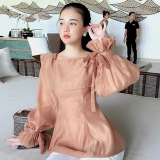 Áo tơ cổ thủy thủ - Julia Top