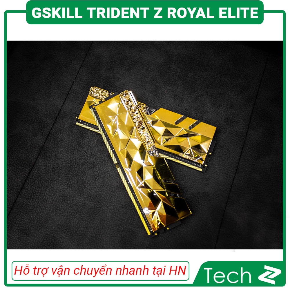 Ram Desktop Gskill Trident Z Royal Elite (F4-3600C16D-16GTEGC) 16GB (2x8GB) DDR4 3600Mhz