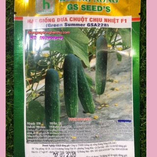 HẠT GIỐNG DƯA LEO CHỊU NHIỆT GSA228