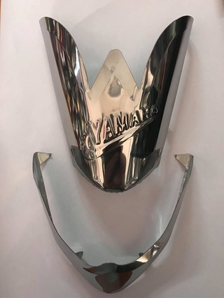 bộ mũi dè inox trước sau cho xe nouvo lx nouvo4 - Đồ Chơi Xe