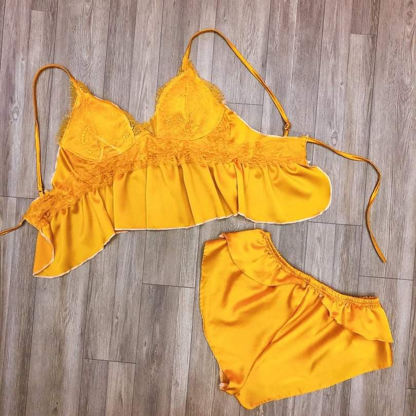 Đồ ngủ nữ sexy 🌺Freeship🌺 Đồ ngủ nữ sexy lụa satin quyến rũ Freesize dưới 60kg | BigBuy360 - bigbuy360.vn