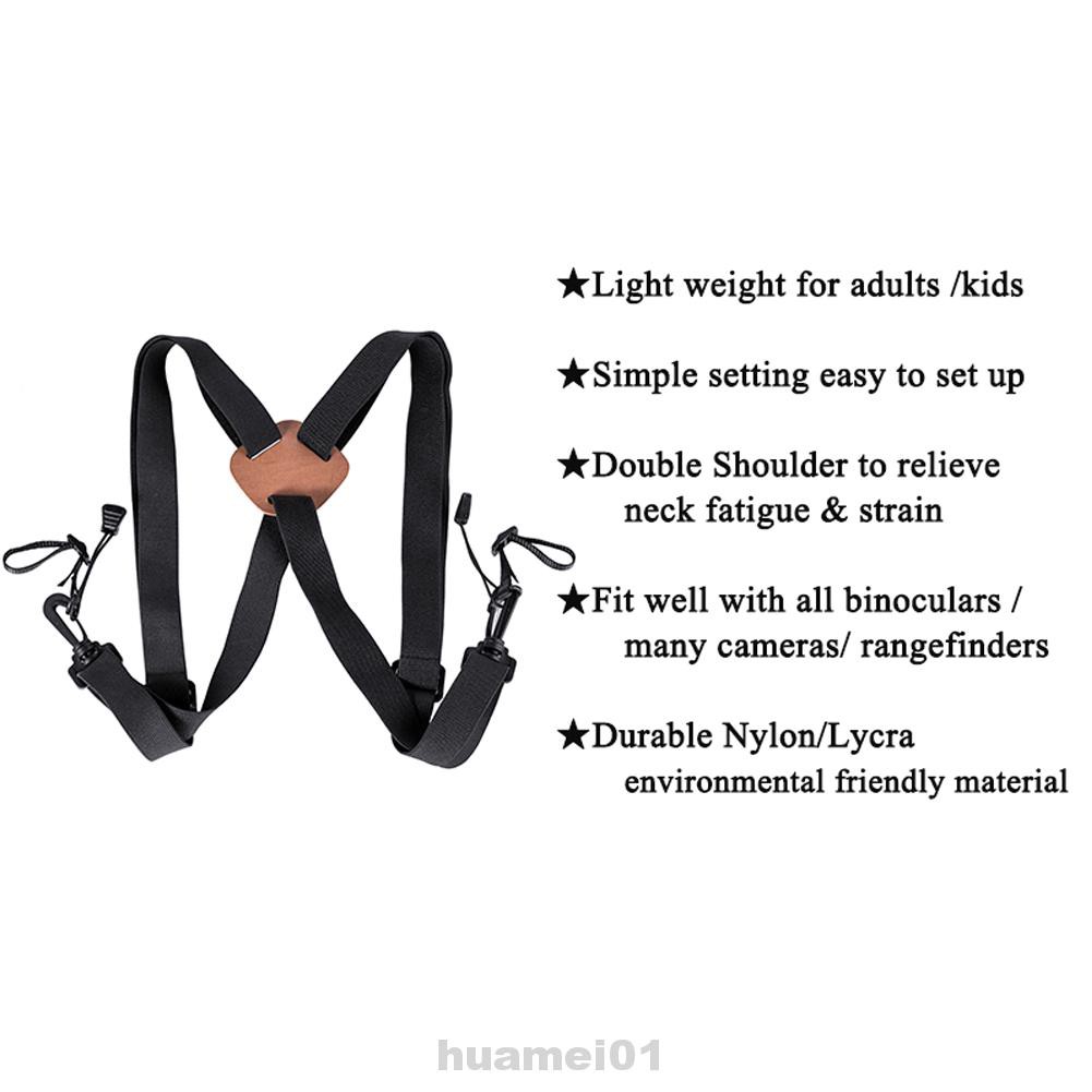 Outdoor Simple Universal Quick Release Nylon Golfer X Shaped Photographer Binocular Harness Strap