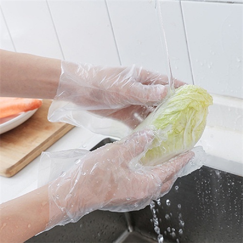 100 Găng Tay Nhựa Latex Trong Suốt Dùng Một Lần An Toàn Thực Phẩm