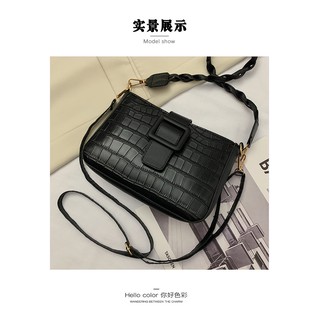[HOT TREND] Túi đeo vai đeo chéo dạng cá sấu phong cách retro đơn giản mà thanh lịch xu hướng mới năm 2020