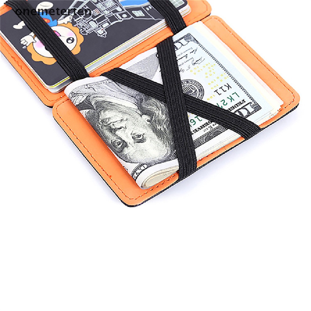 Rten Thin Mini Wallet Men Business PU Leather Magic Wallets Credit Card Holder n