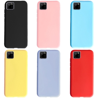 Ốp điện thoại chống sốc màu kẹo cho Oppo Realme C11