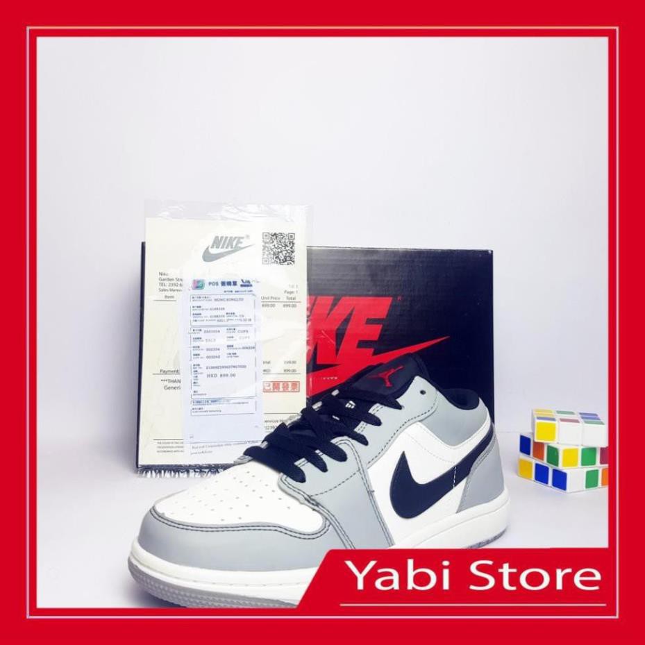 🔥FREE SHIP-HÀNG QUẢNG CHÂU 🔥Giày thể thao sneaker🔥Air Jordan 1 Low JD LIGHT SMOKE GREY full box - Yabi Store