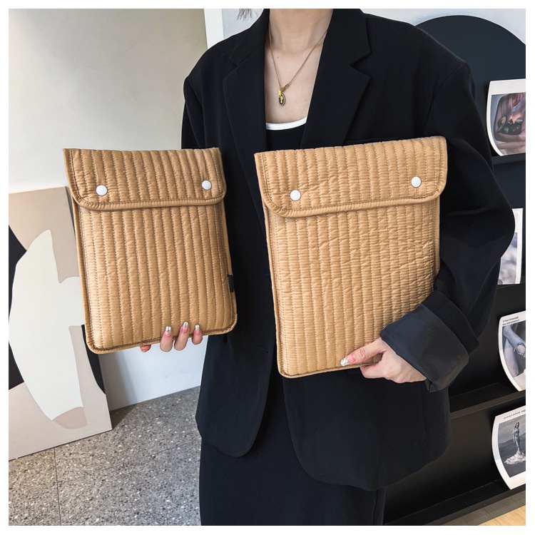 Túi Xách Vải Thêu Đường Chỉ Màu macaron Phong Cách Hàn Quốc