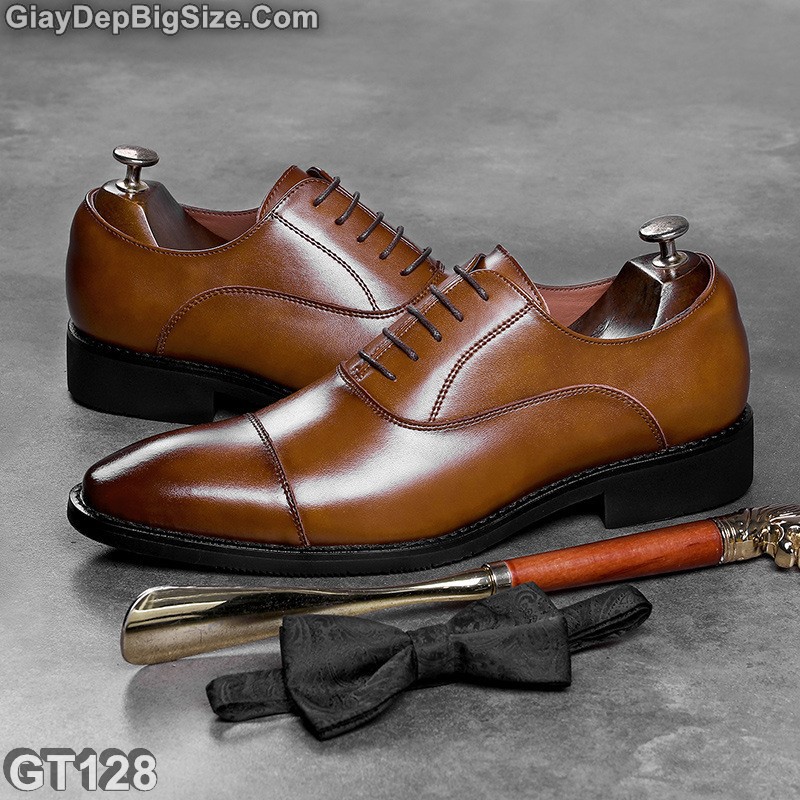 Giày da bò công sở giày tây big size cỡ lớn EU:45-46 cho nam chân to