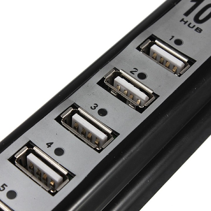 Bộ Chia Cổng Usb 10 Cổng Sử Dụng Điện 5V-1A