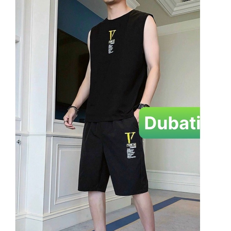 BỘ BA LỖ THỂ THAO ĐEN V HOT BOBOY TẬP GYM VẢI THUN LẠNH NHẬP KHẨU SIÊU THOÁNG MÁT - DUBATI FASHION