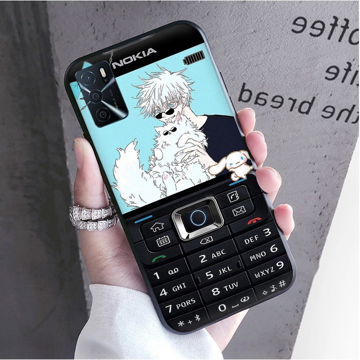 Ốp Điện Thoại Mềm Viền Đen Hình Nokia A Cho OPPO A3S A5 A37 Neo 9 A39 A57 A5S A7 A59 F1s A77 F3 A83 A1 A1K