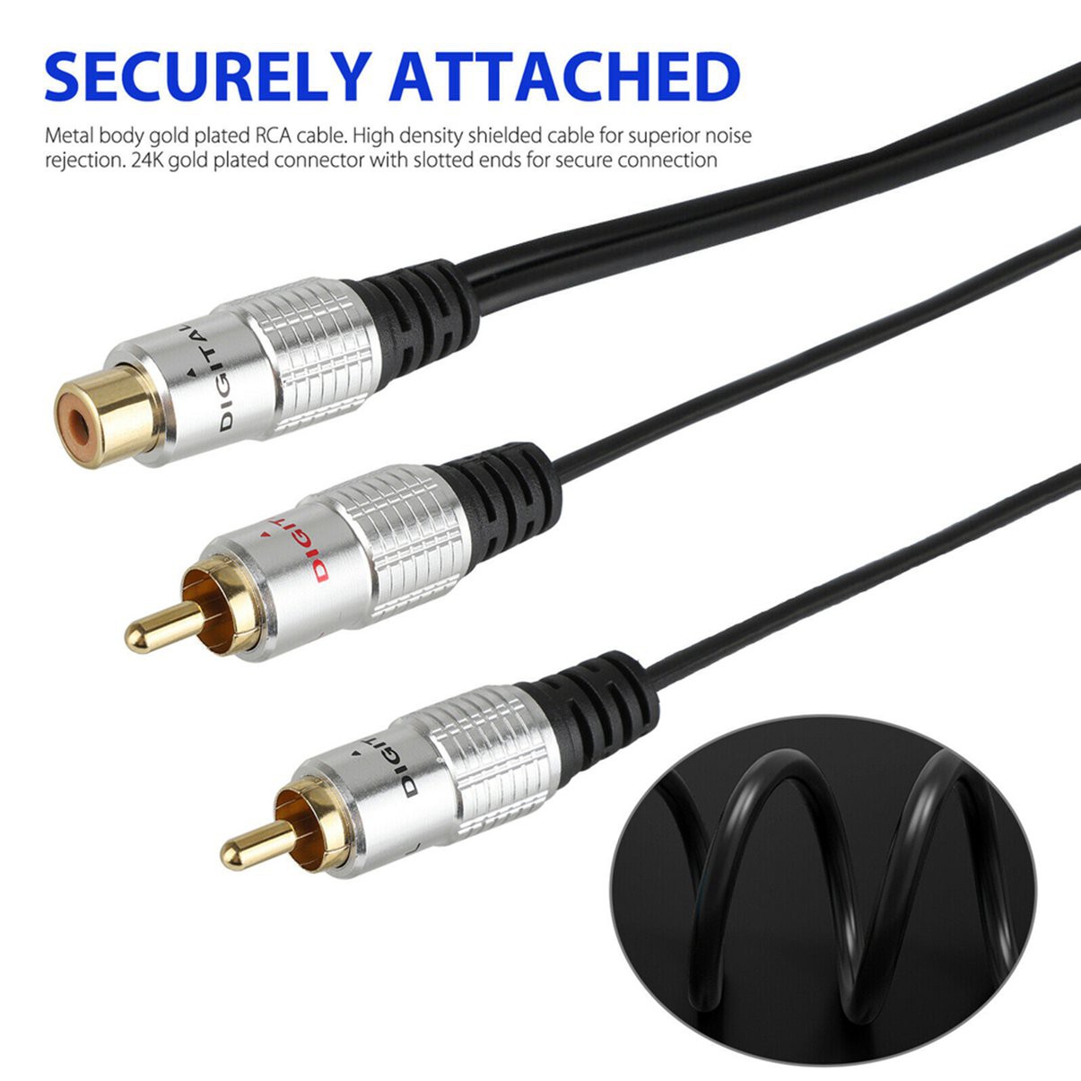 Dây Cáp Âm Thanh Chữ Y Mạ Vàng 2rca Revolution 1 0.25m | BigBuy360 - bigbuy360.vn