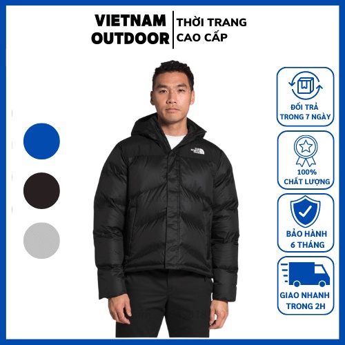 Áo khoác nam lông vũ mùa đông The North Face siêu nhẹ - Áo phao lông vũ nam dày dặn cực ấm
