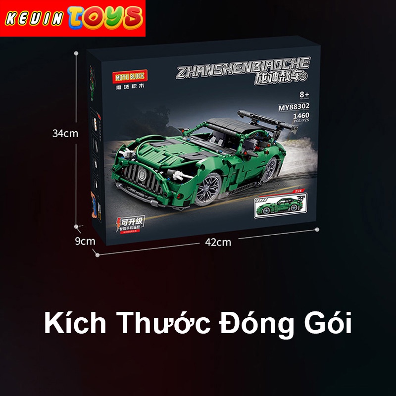 Đồ Chơi Lắp Ráp LEGO TECHNIC Xe Mô Hình Điều Khiển Từ Xa Siêu Xe Mercedes Benz AMG GTR No.88302 Với 2527 Mảnh Ghép
